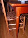 dining  2 chair & leg detail